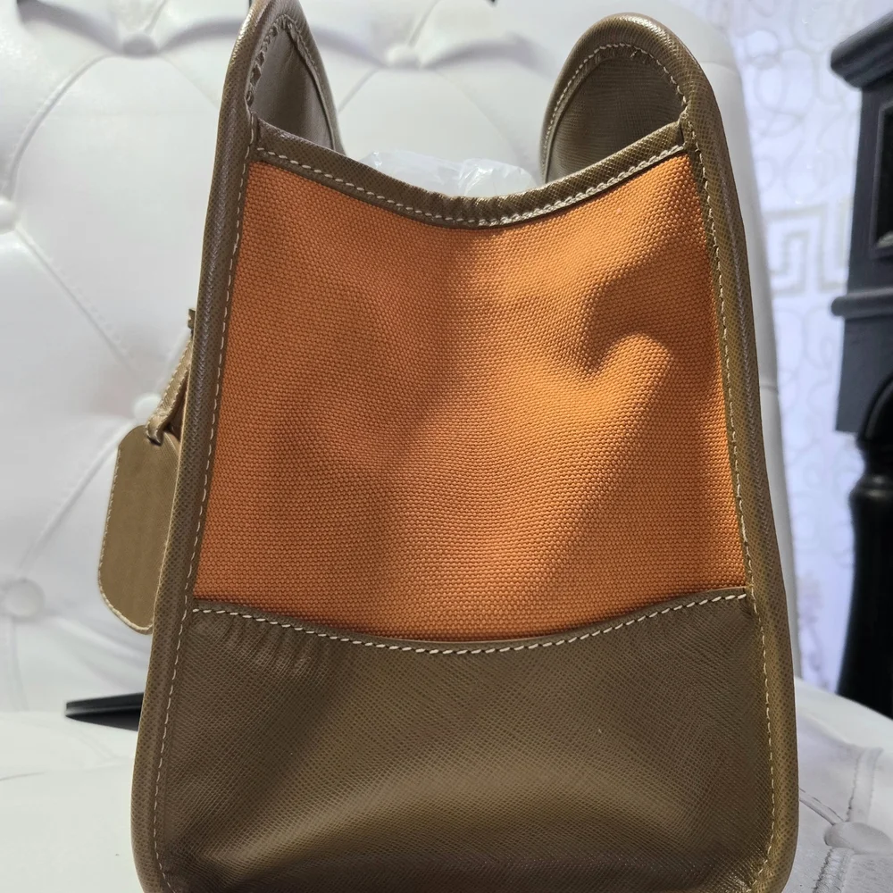 Prada Orange and Tan Women's Bag - Picture 3 of 11